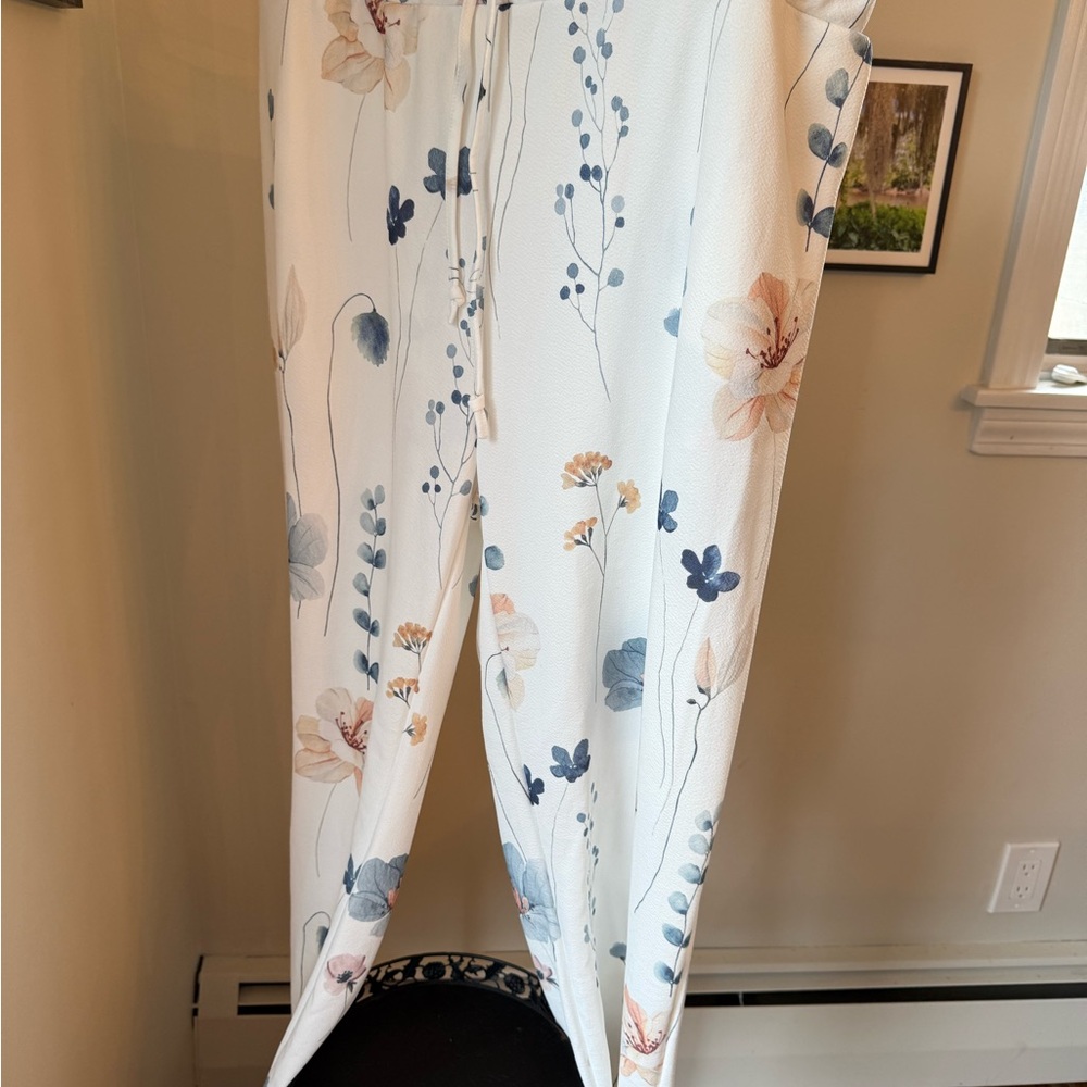 Floral Print Pants